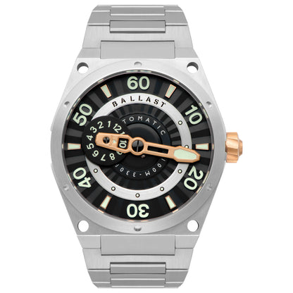 Front view of Ballast Valiant Pampanito Men's Automatic Watch BL-3147-11
