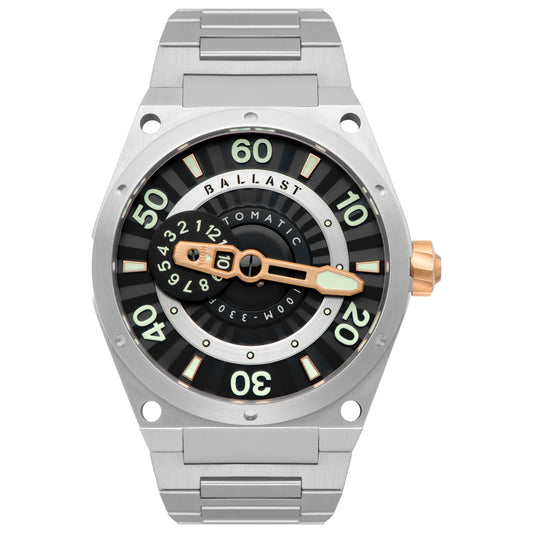 Front view of Ballast Valiant Pampanito Men's Automatic Watch BL-3147-11