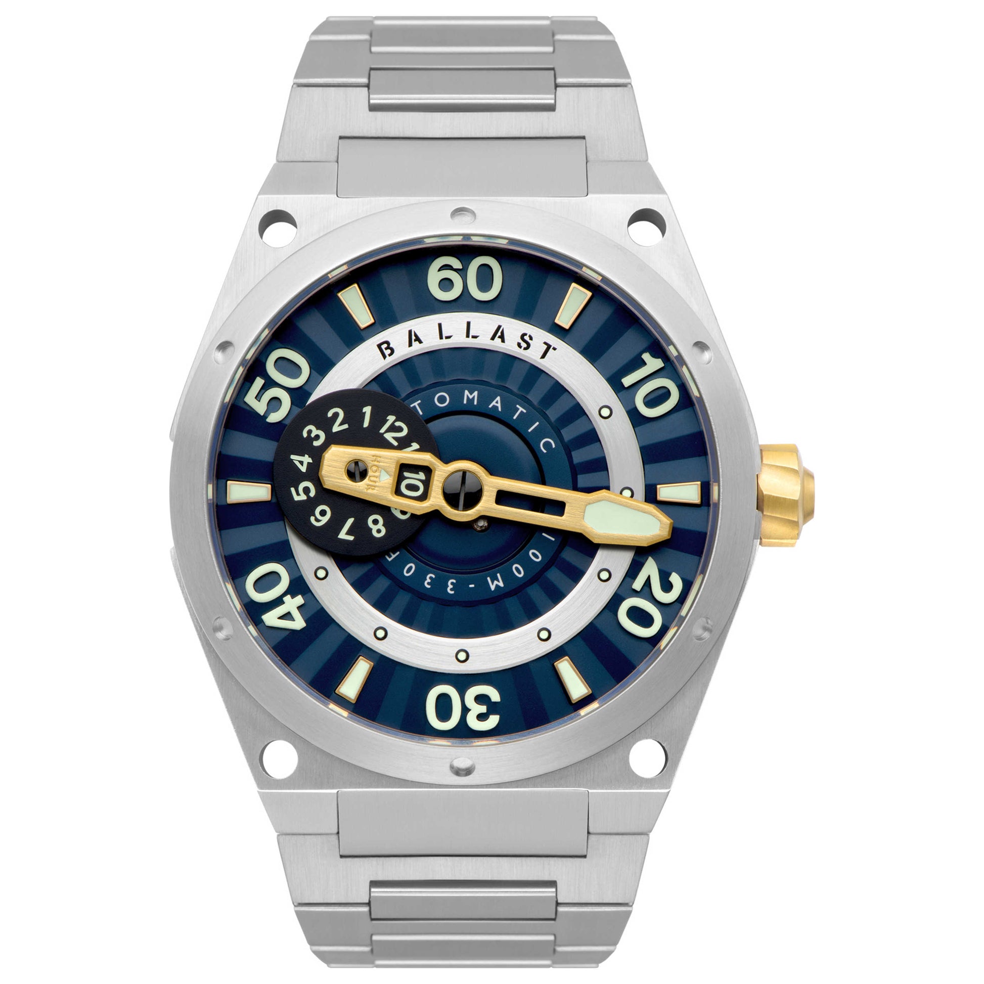 Front view of Ballast Valiant Pampanito Men's Automatic Watch BL-3147-22