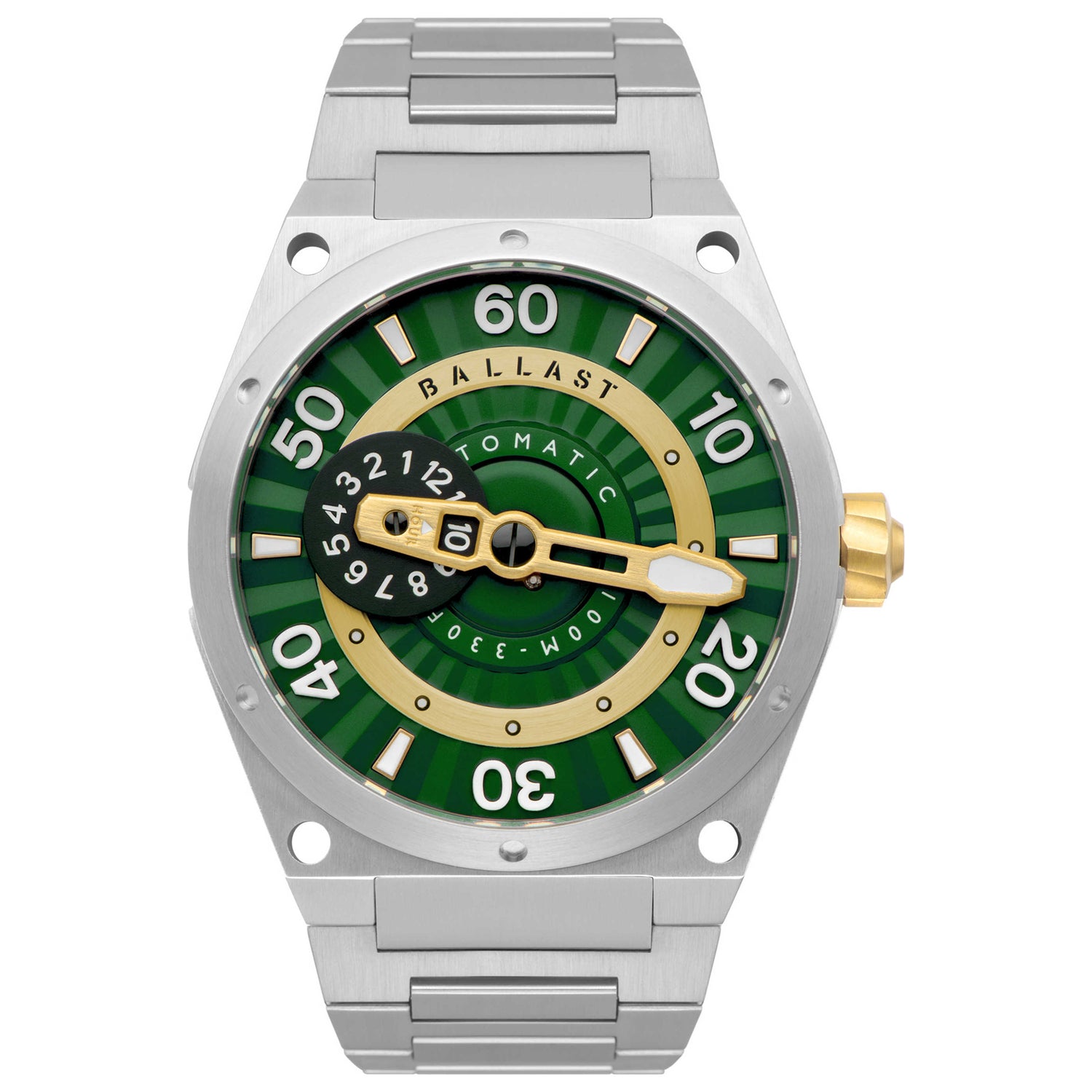 Front view of Ballast Valiant Pampanito Men's Automatic Watch BL-3147-33