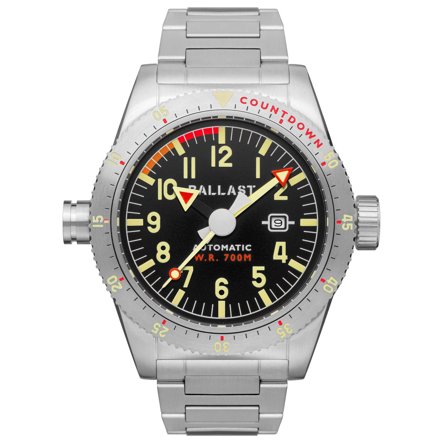 Front view of Ballast Amphion Men's Automatic Watch BL-3148-02