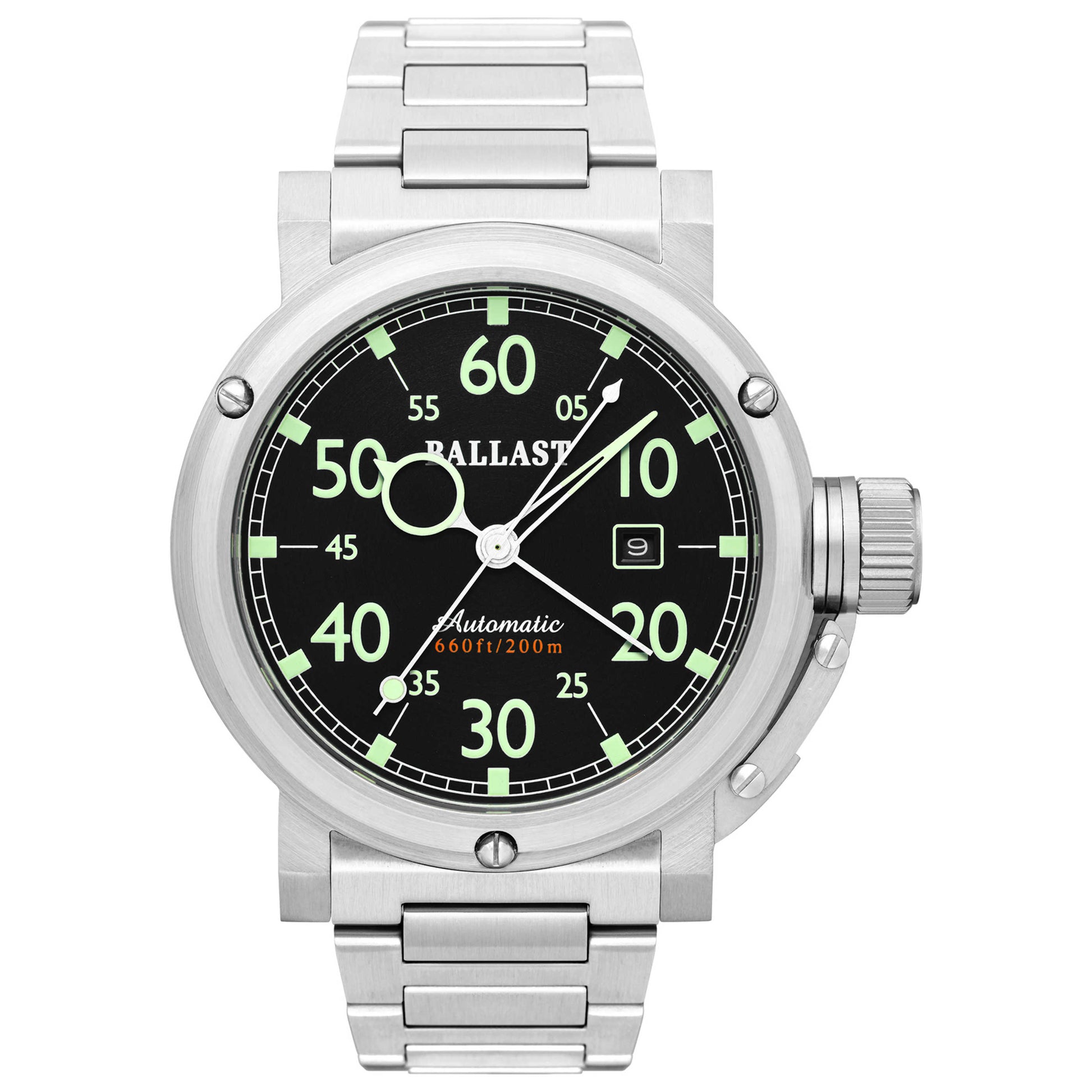Front view of Ballast Holand Men's Automatic Watch BL-3150-11
