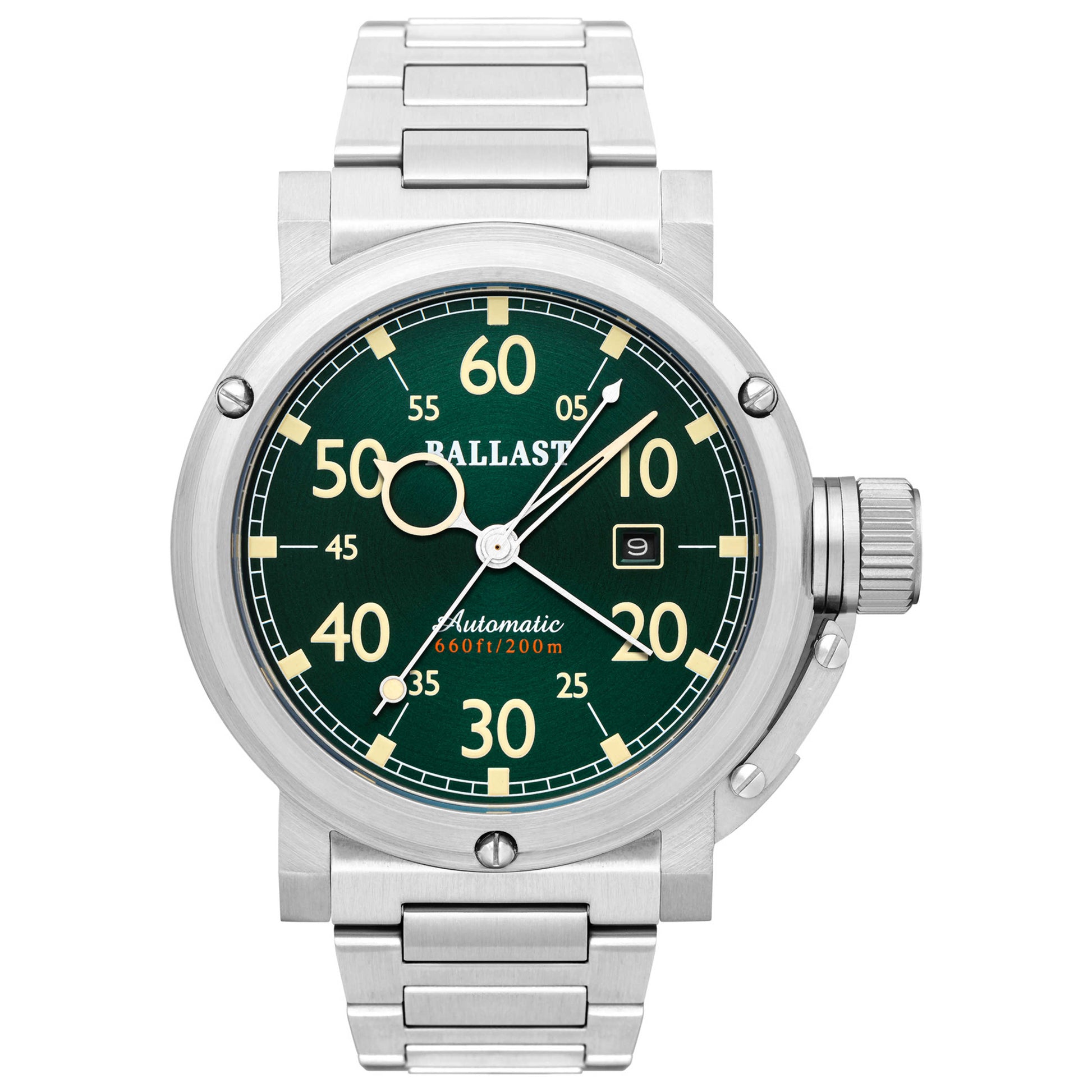 Front view of Ballast Holand Men's Automatic Watch BL-3150-33