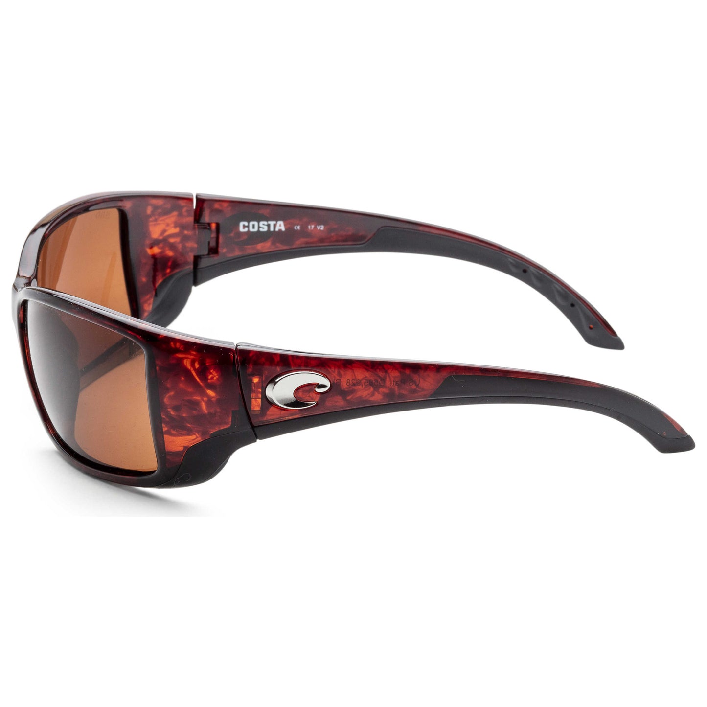 Left view of Costa del Mar Blackfin Unisex Sunglasses BL10OCGLP