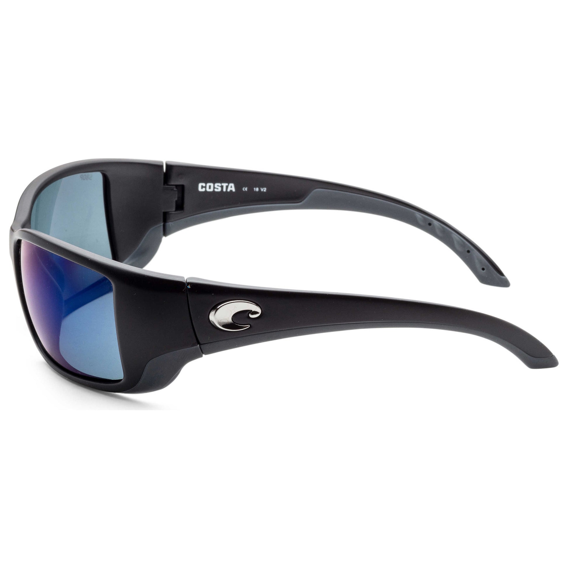 Left view of Costa del Mar Blackfin Unisex Sunglasses BL11OBMP