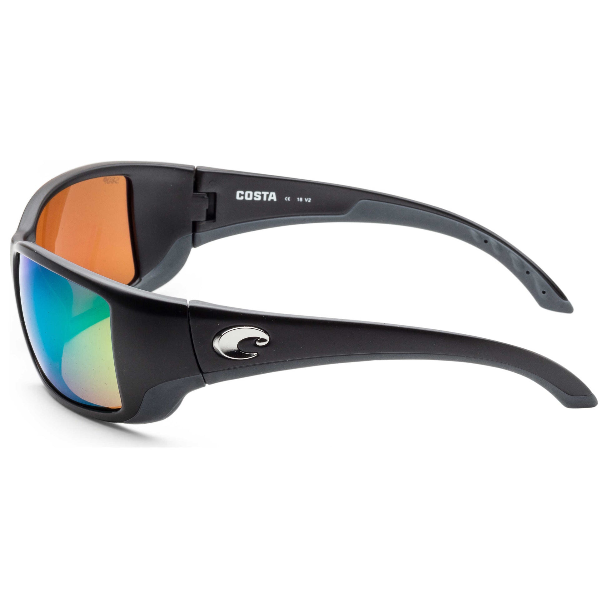 Left view of Costa del Mar Blackfin Unisex Sunglasses BL11OGMP