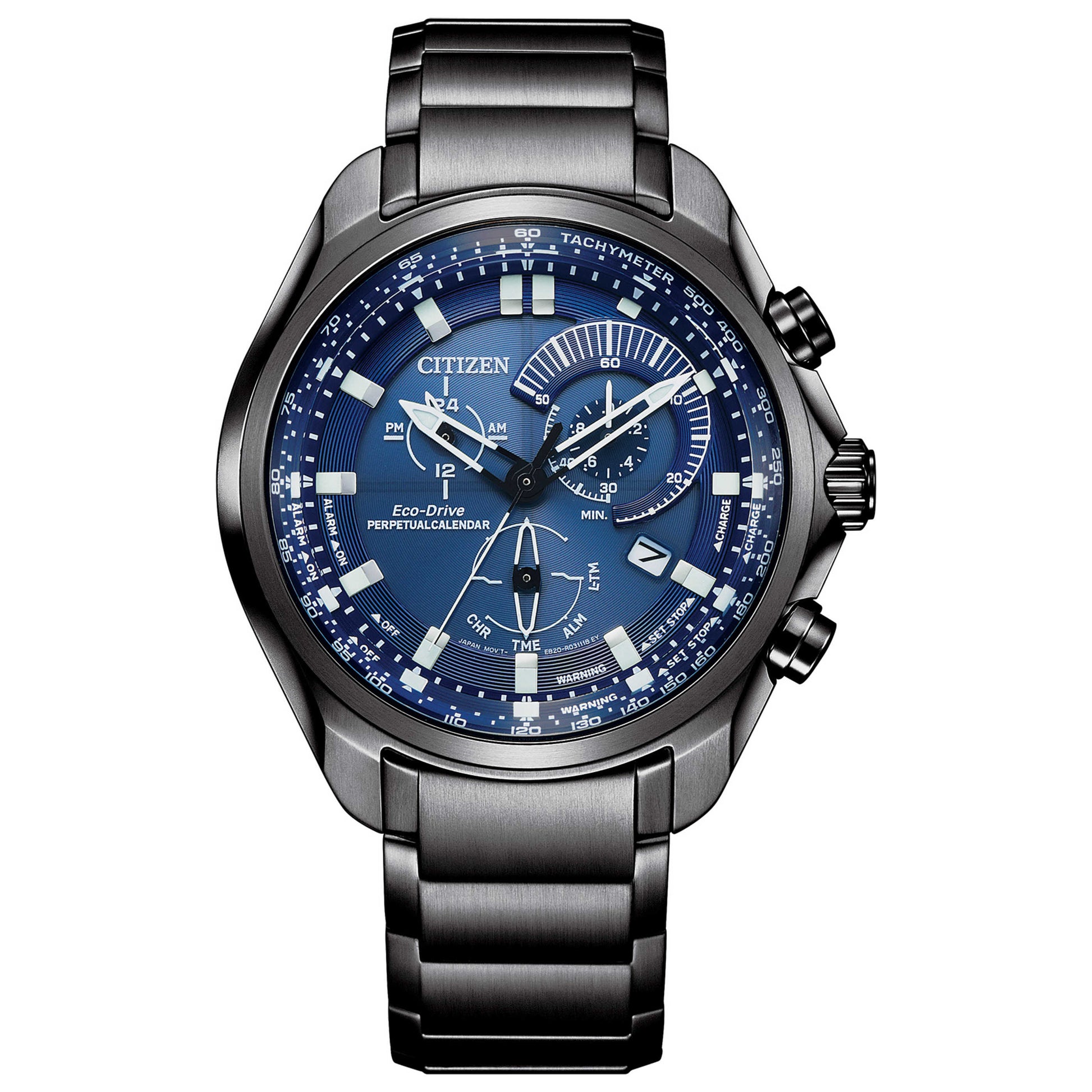 Front view of Citizen Sport Men's Solar Powered Quartz Eco-Drive Watch BL5607-54L