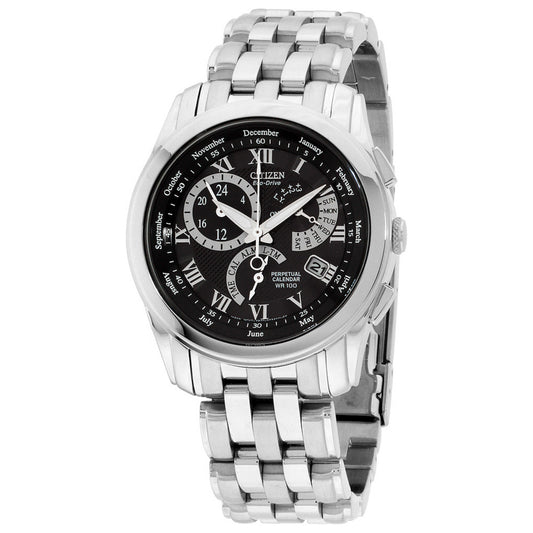 Front view of Citizen Dress Men's Solar Powered Quartz Eco-Drive Watch BL8000-54E