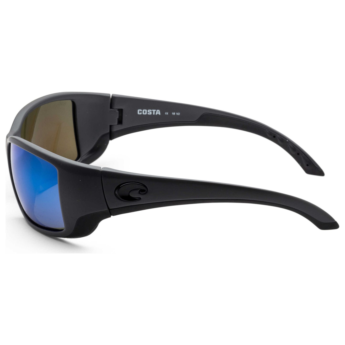 Left view of Costa del Mar Blackfin Unisex Sunglasses BL98OBMGLP