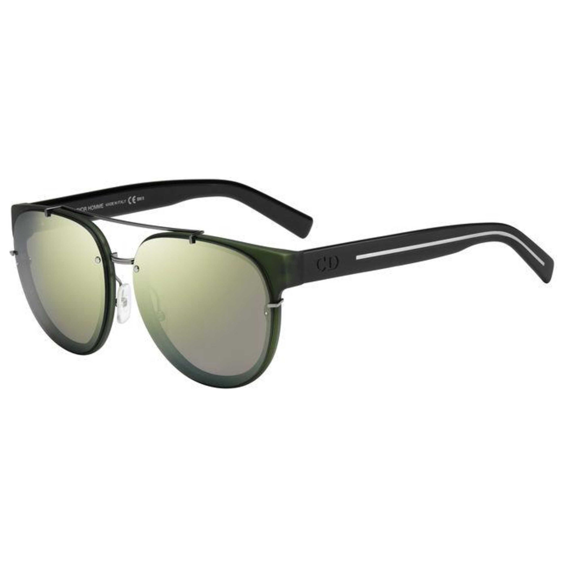 Front view of Christian Dior Homme Black Tie Men's Sunglasses BLACK143S-3UP-QU