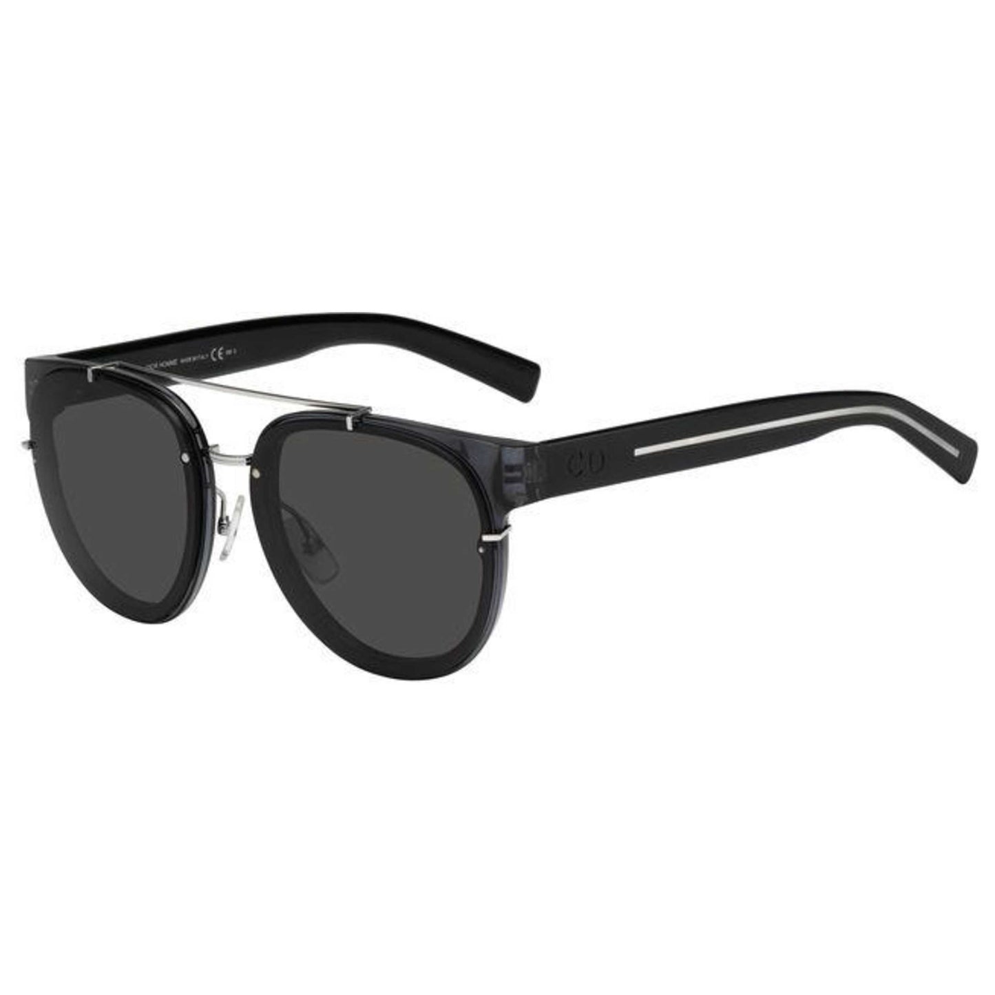 Front view of Christian Dior Homme Black Tie Men's Sunglasses BLACK143S-AUN-Y1