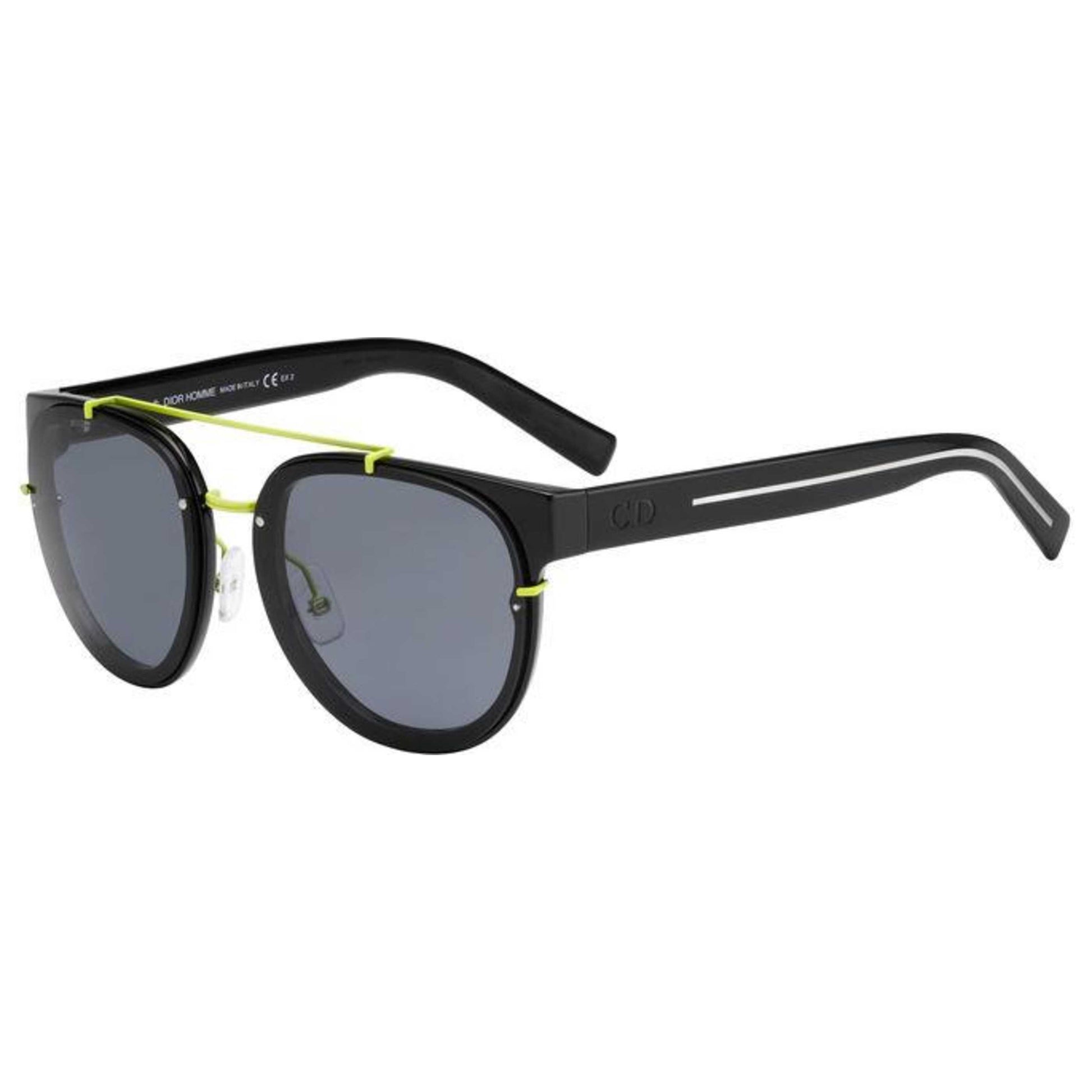 Front view of Christian Dior Homme Black Tie Men's Sunglasses BLACK143S-E3Z-24