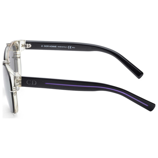 Left view of Christian Dior Homme Black Tie Men's Sunglasses BLACK143S-E42-3C