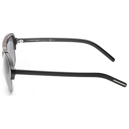 Left view of Christian Dior Homme Black Tie Men's Sunglasses BLACK157S-63E-HD