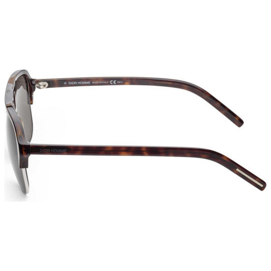 Left view of Christian Dior Homme Black Tie Men's Sunglasses BLACK157S-63K-70