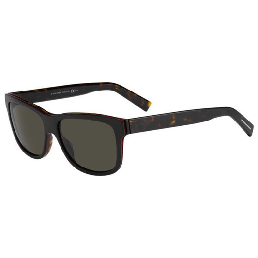 Front view of Christian Dior Homme Black Tie Men's Sunglasses BLACK161S-CFX-70