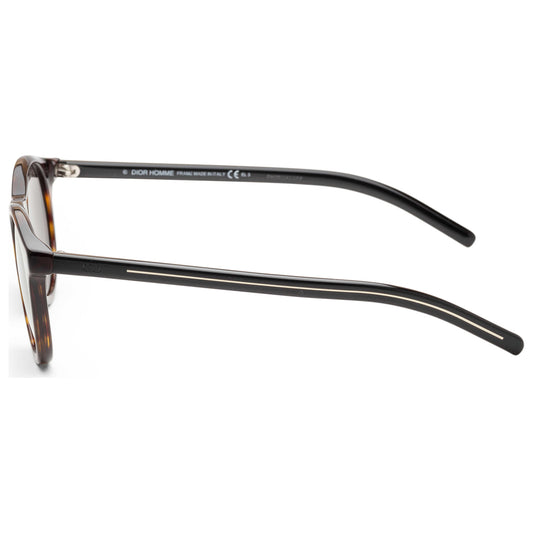 Left view of Christian Dior Homme Black Tie Men's Sunglasses BLACK170S-TRD-NR