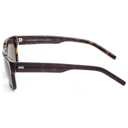 Left view of Christian Dior Homme Black Tie Men's Sunglasses BLACK175S-086-HA