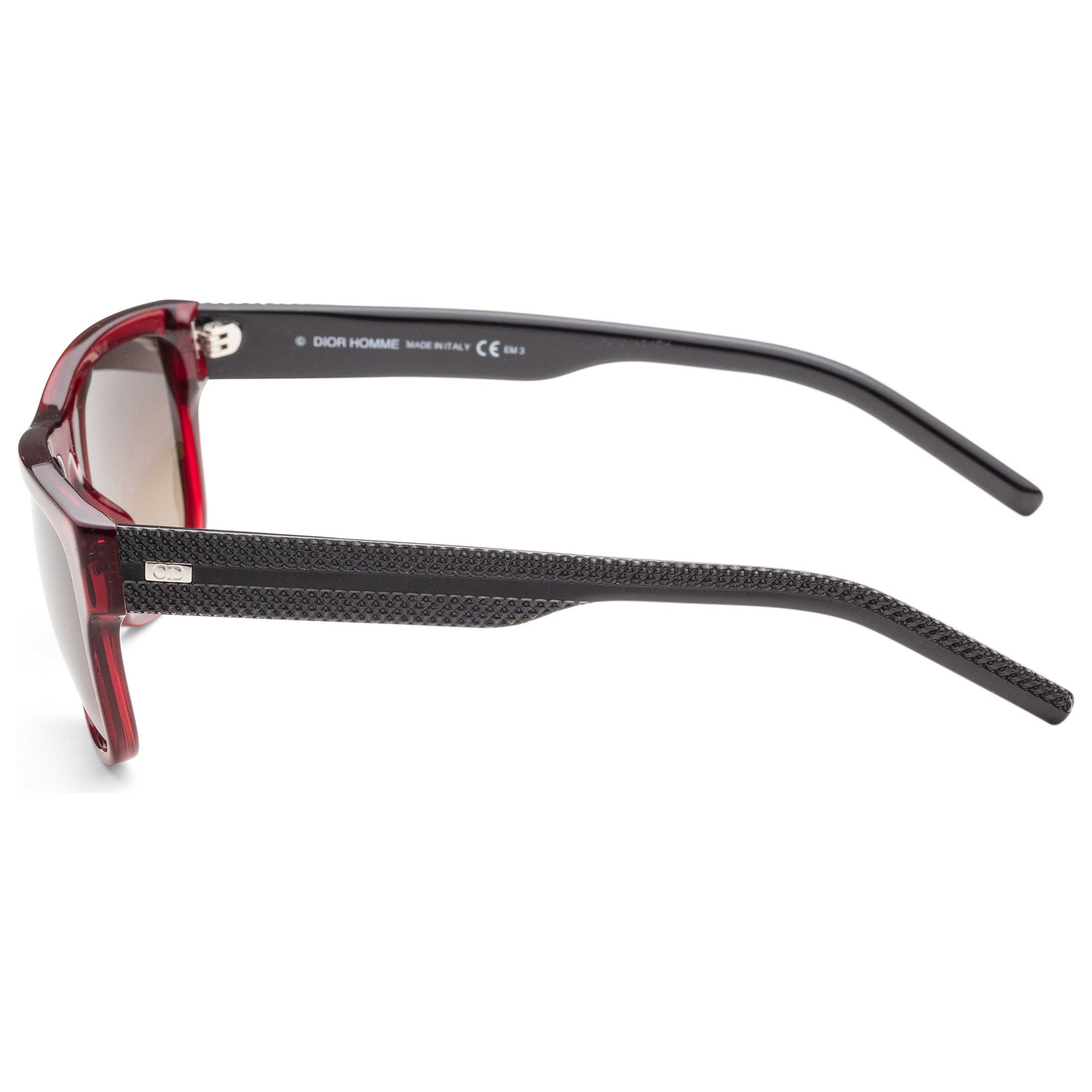 Left view of Christian Dior Homme Black Tie Men's Sunglasses BLACK175S-0B44-R4