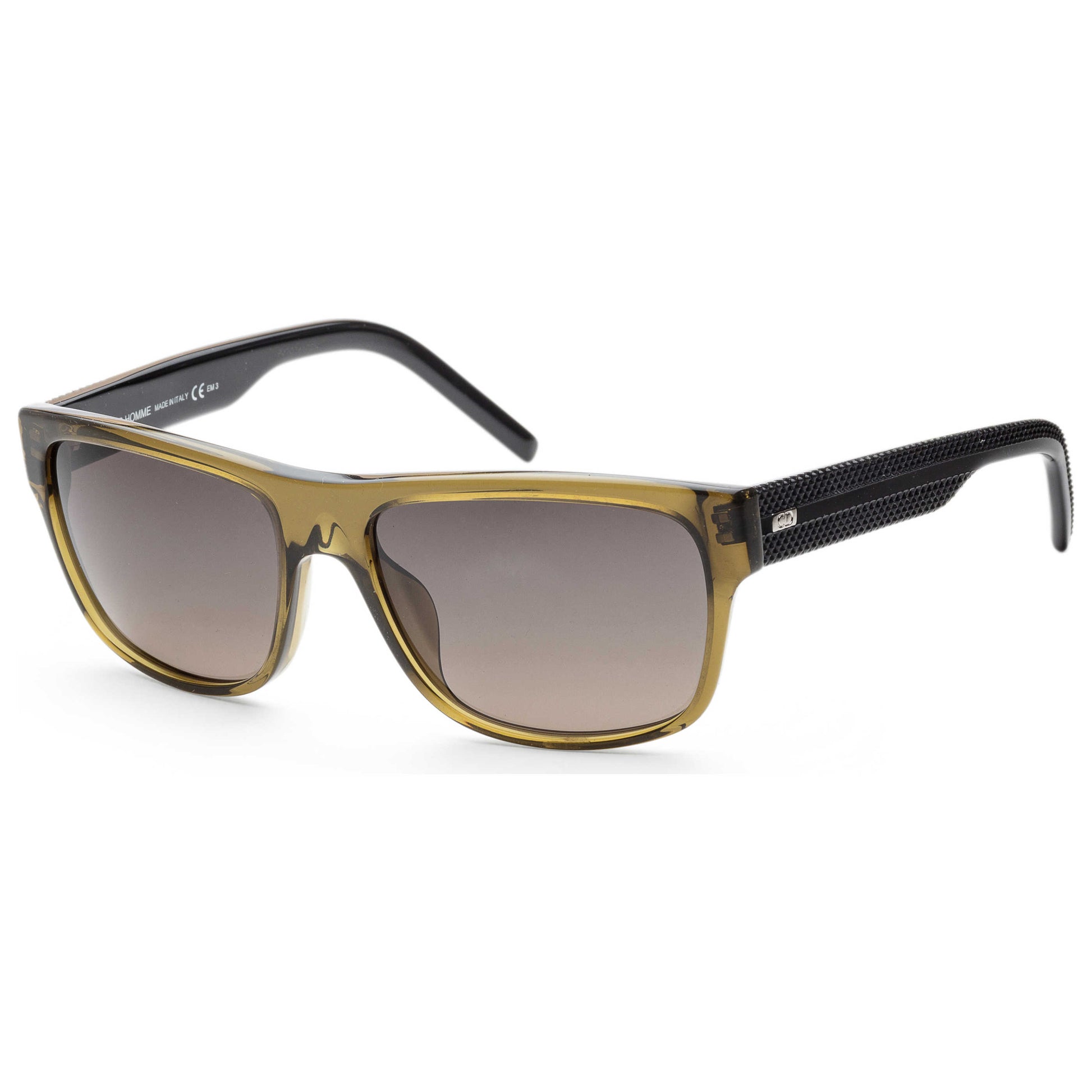 Front view of Christian Dior Homme Black Tie Men's Sunglasses BLACK175S-2XZ-R4