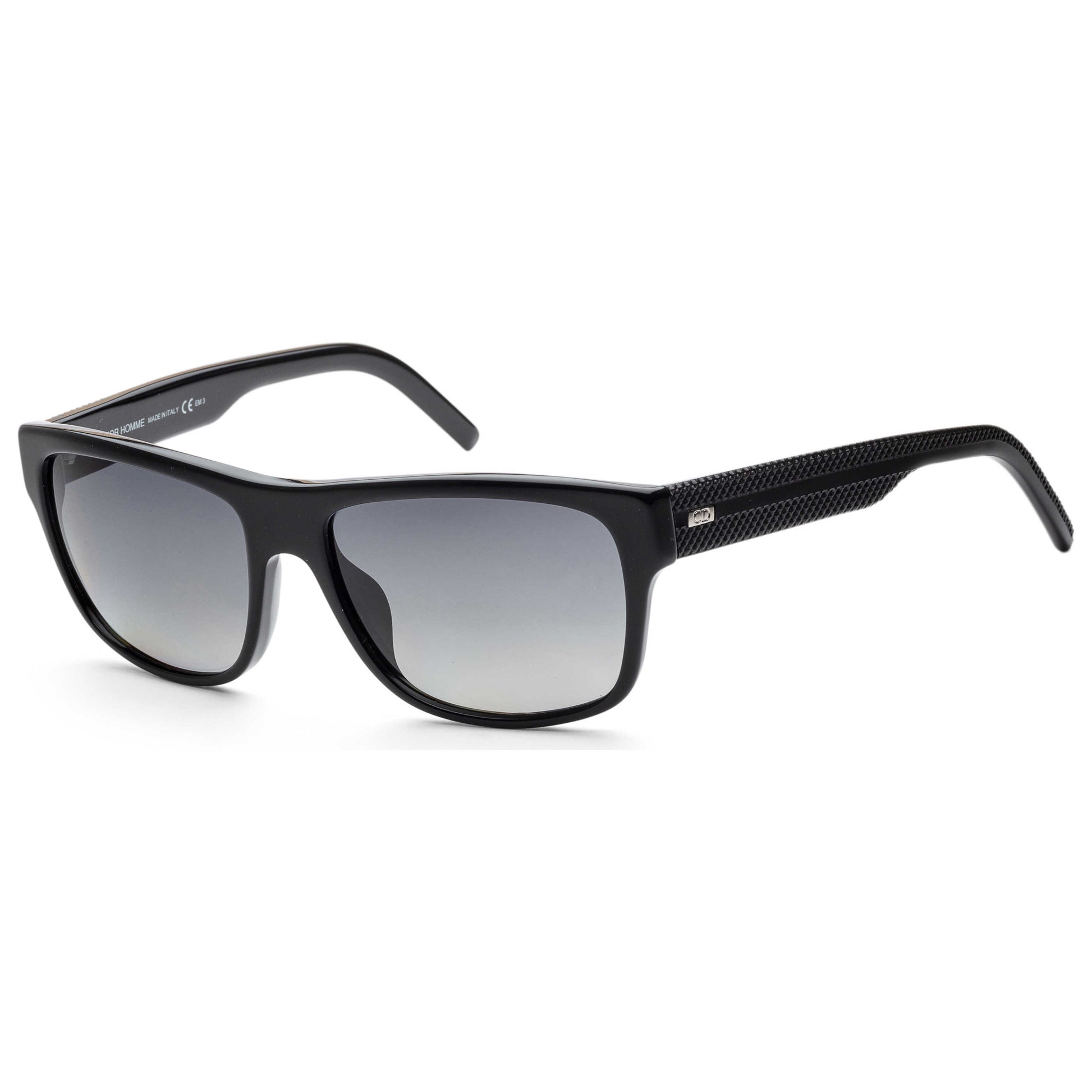Front view of Christian Dior Homme Black Tie Men's Sunglasses BLACK175S-807-WJ