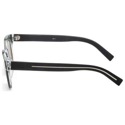 Left view of Christian Dior Homme Black Tie Men's Sunglasses BLACK182S-HZE-3U