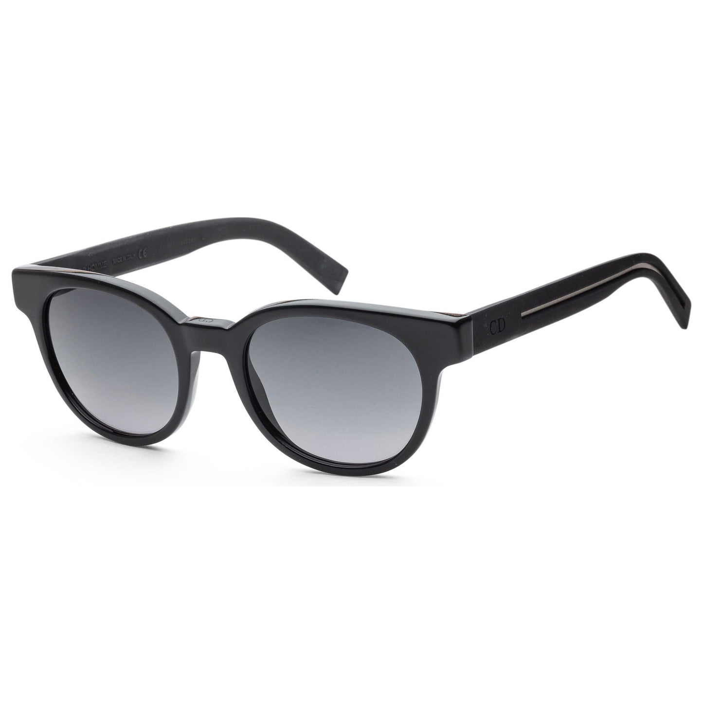 Front view of Christian Dior Homme Black Tie Men's Sunglasses BLACK182S-LUH-HD