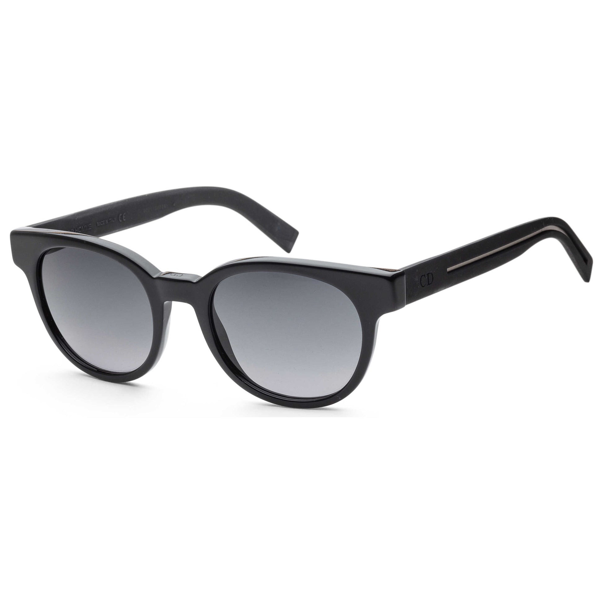 Front view of Christian Dior Homme Black Tie Men's Sunglasses BLACK182S-LUH-HD