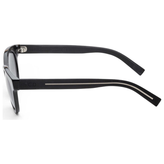 Left view of Christian Dior Homme Black Tie Men's Sunglasses BLACK182S-LUH-HD