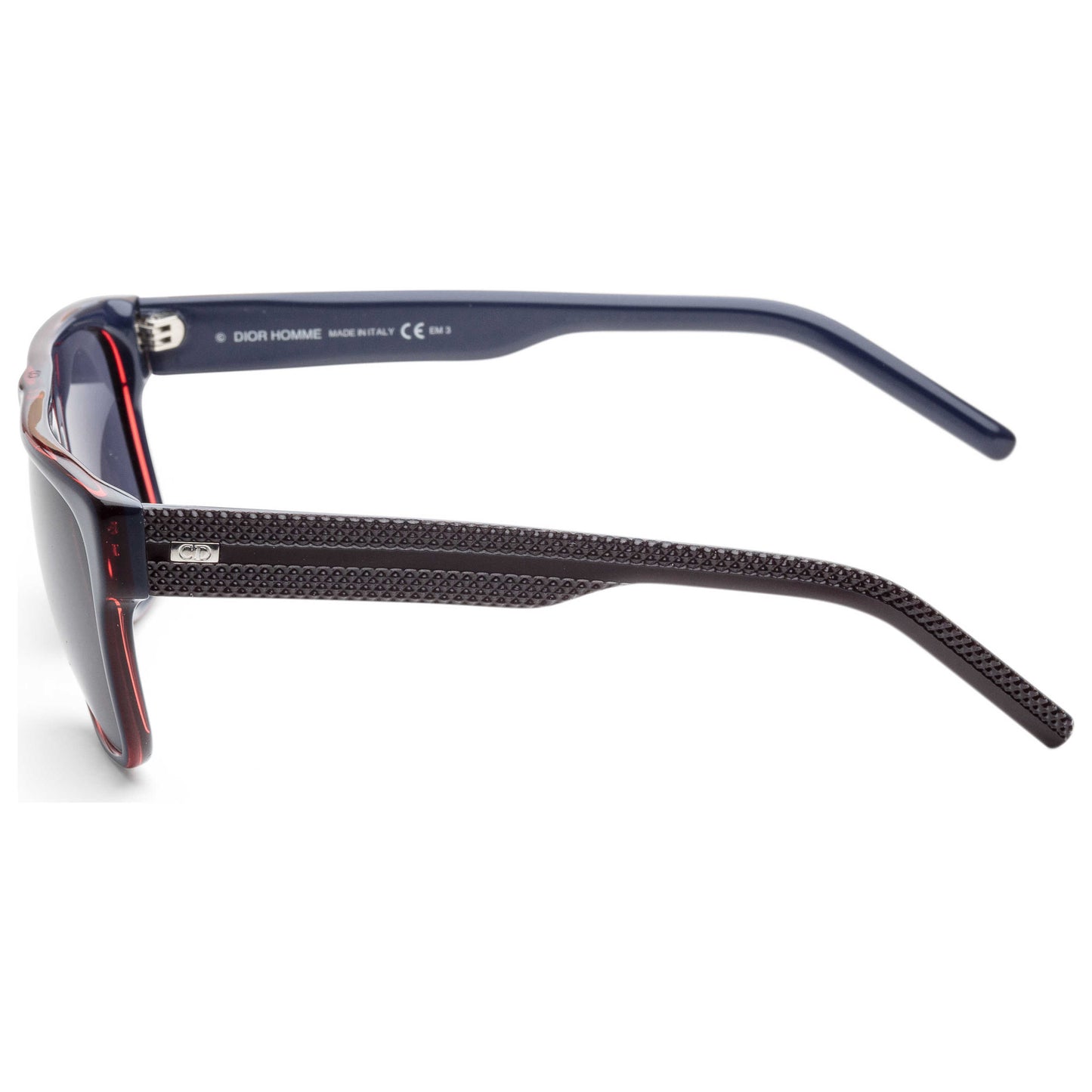 Left view of Christian Dior Homme Black Tie Men's Sunglasses BLACK188S-98L-KU