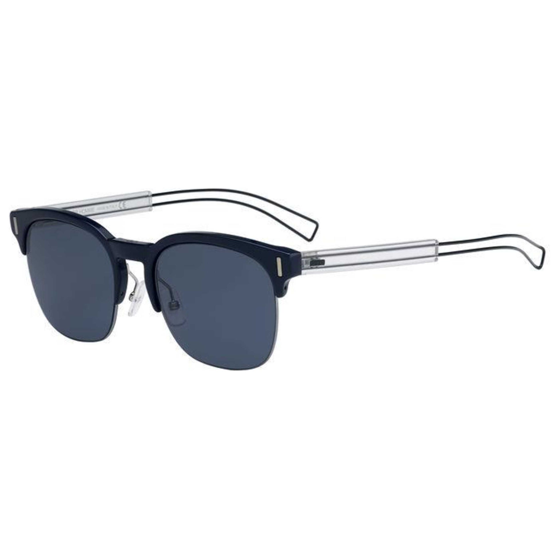 Front view of Christian Dior Homme Black Tie Men's Sunglasses BLACK207S-CJ2-72