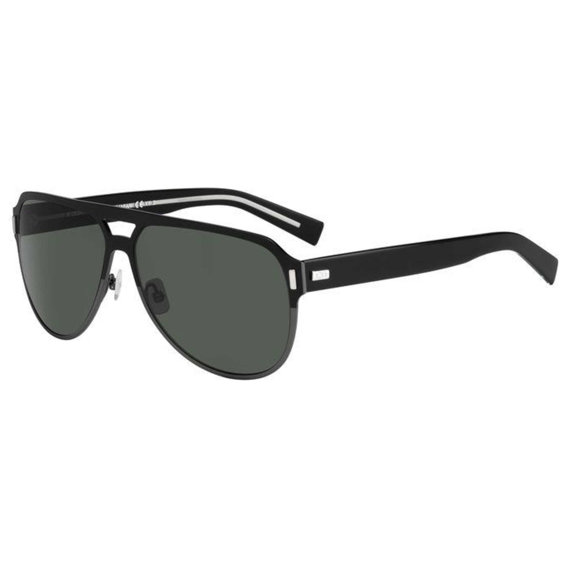 Front view of Christian Dior Homme Black Tie Men's Sunglasses BLACK20SDS-AY8-F2