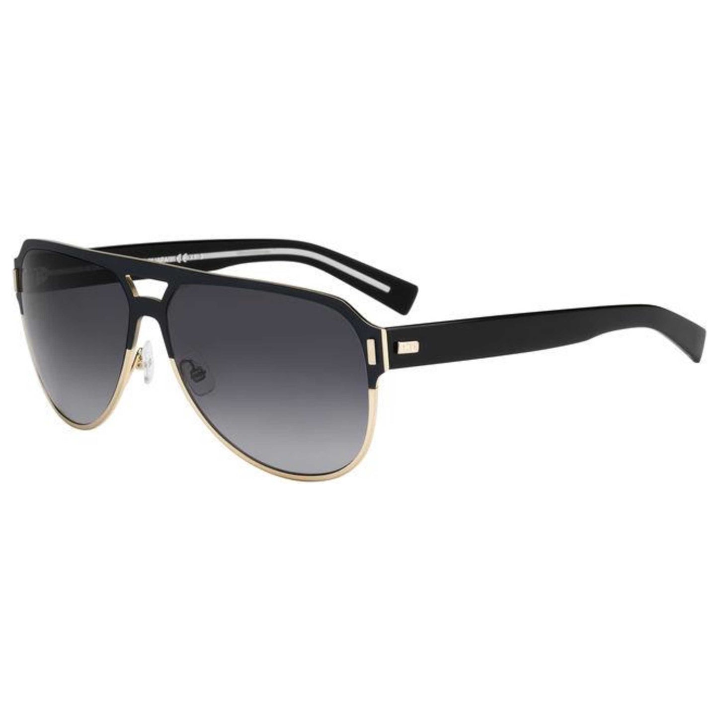 Front view of Christian Dior Homme Black Tie Men's Sunglasses BLACK20SDS-T9F-HD