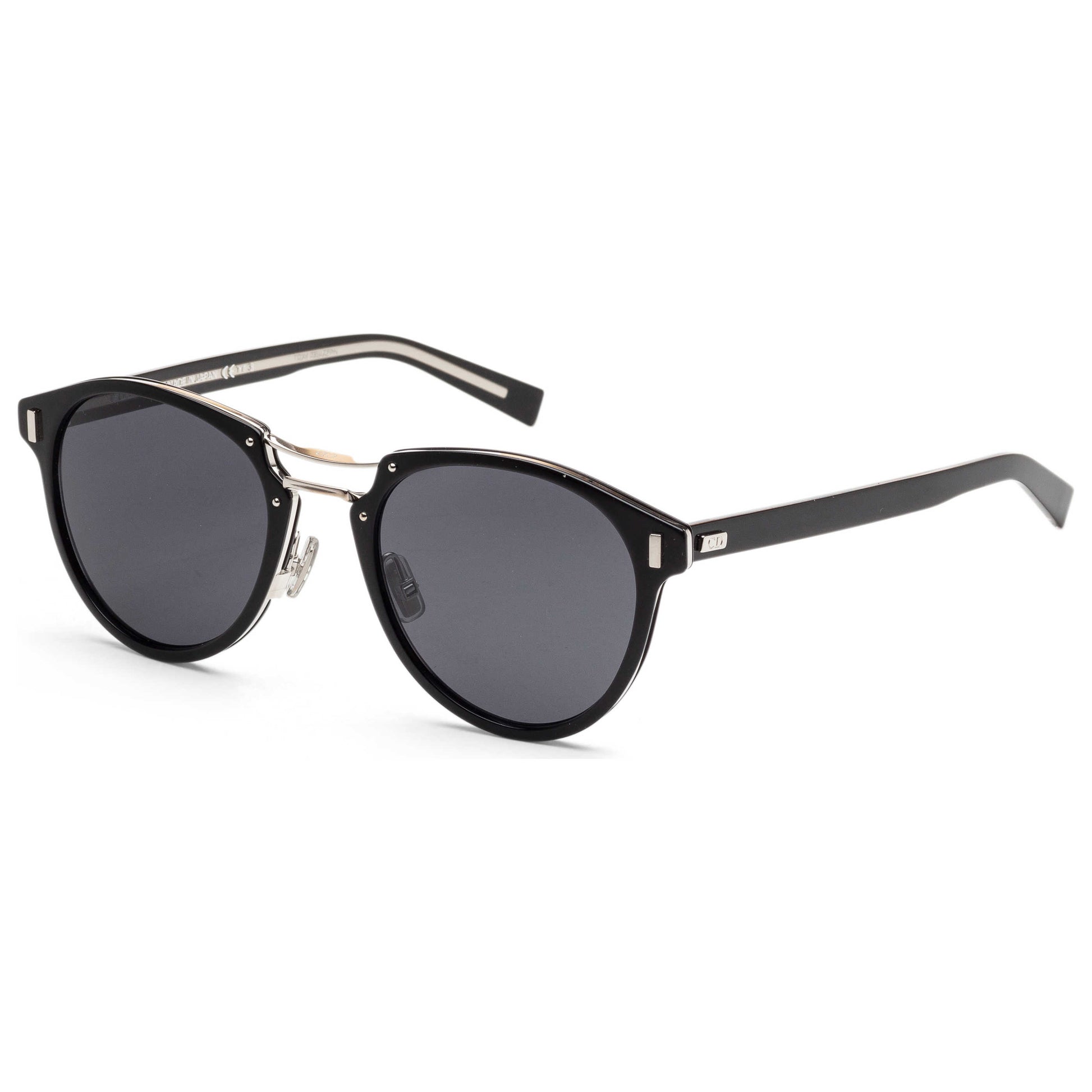 Front view of Christian Dior Homme Black Tie Men's Sunglasses BLACK20SLS-0SUB-IR