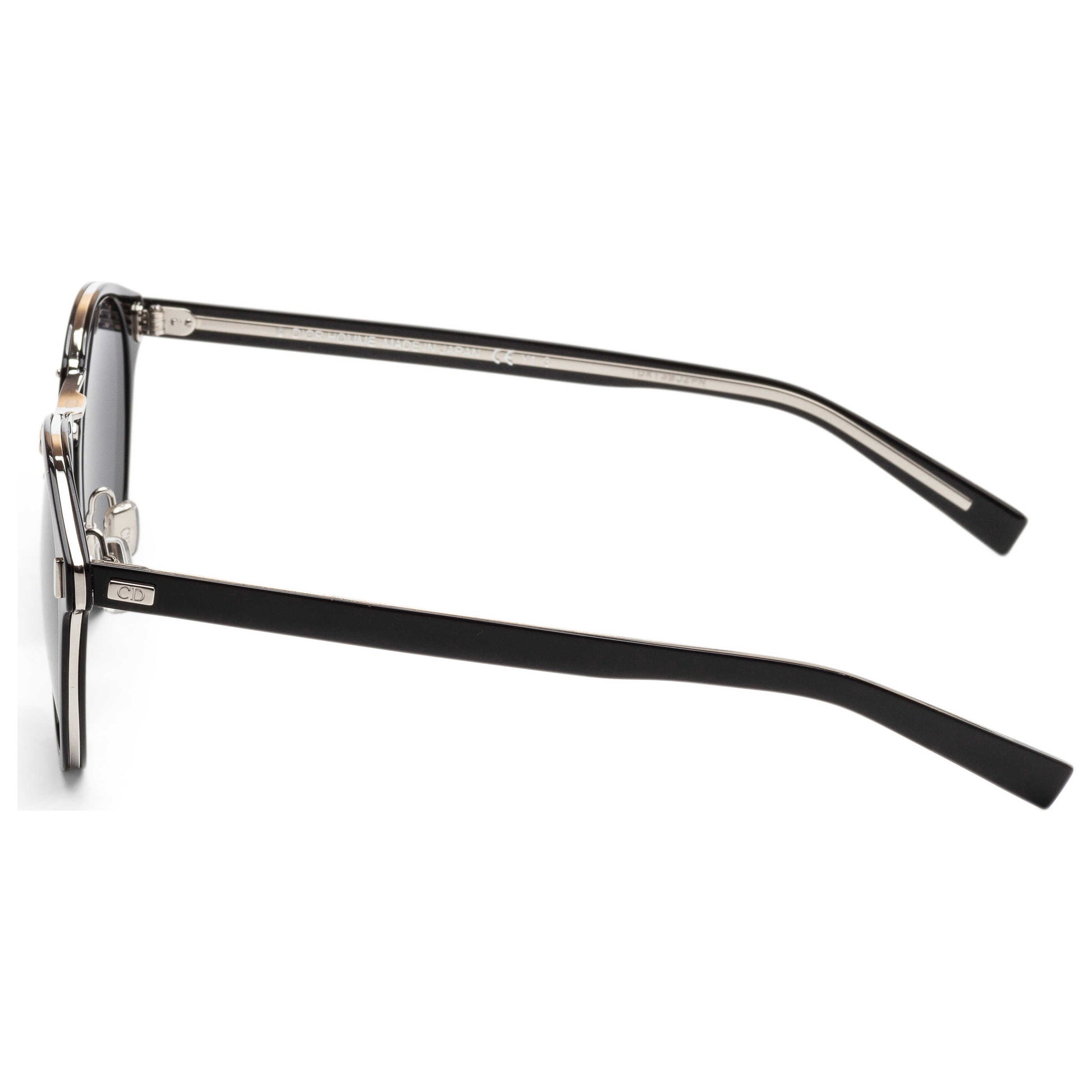 Left view of Christian Dior Homme Black Tie Men's Sunglasses BLACK20SLS-0SUB-IR