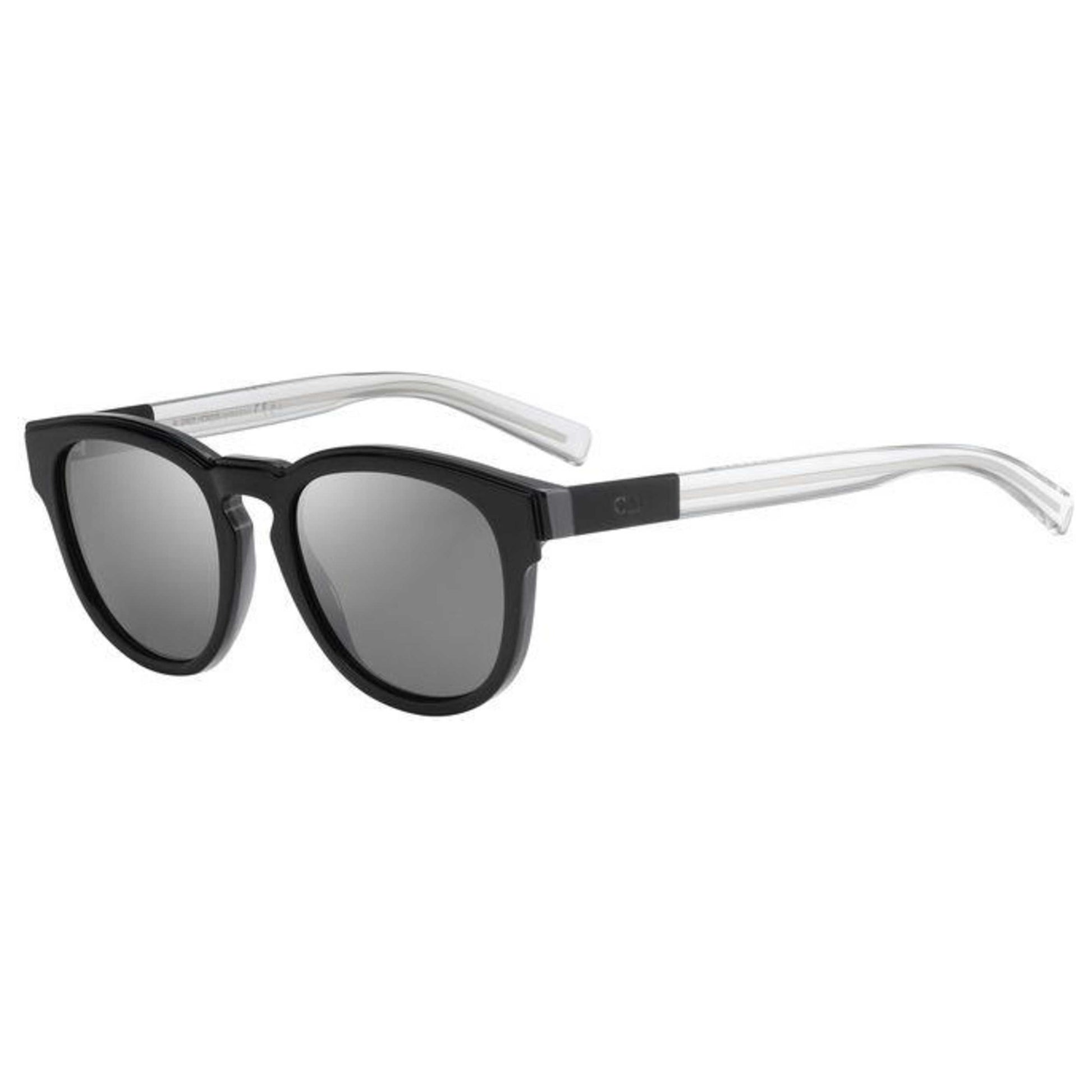 Front view of Christian Dior Homme Black Tie Men's Sunglasses BLACK212S-LMW-JI