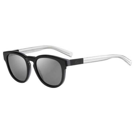 Front view of Christian Dior Homme Black Tie Men's Sunglasses BLACK212S-LMW-JI