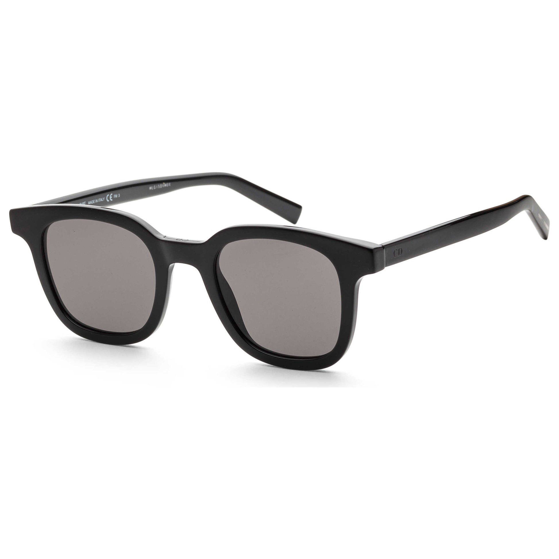 Front view of Christian Dior Homme Black Tie Men's Sunglasses BLACK219S-807-2K