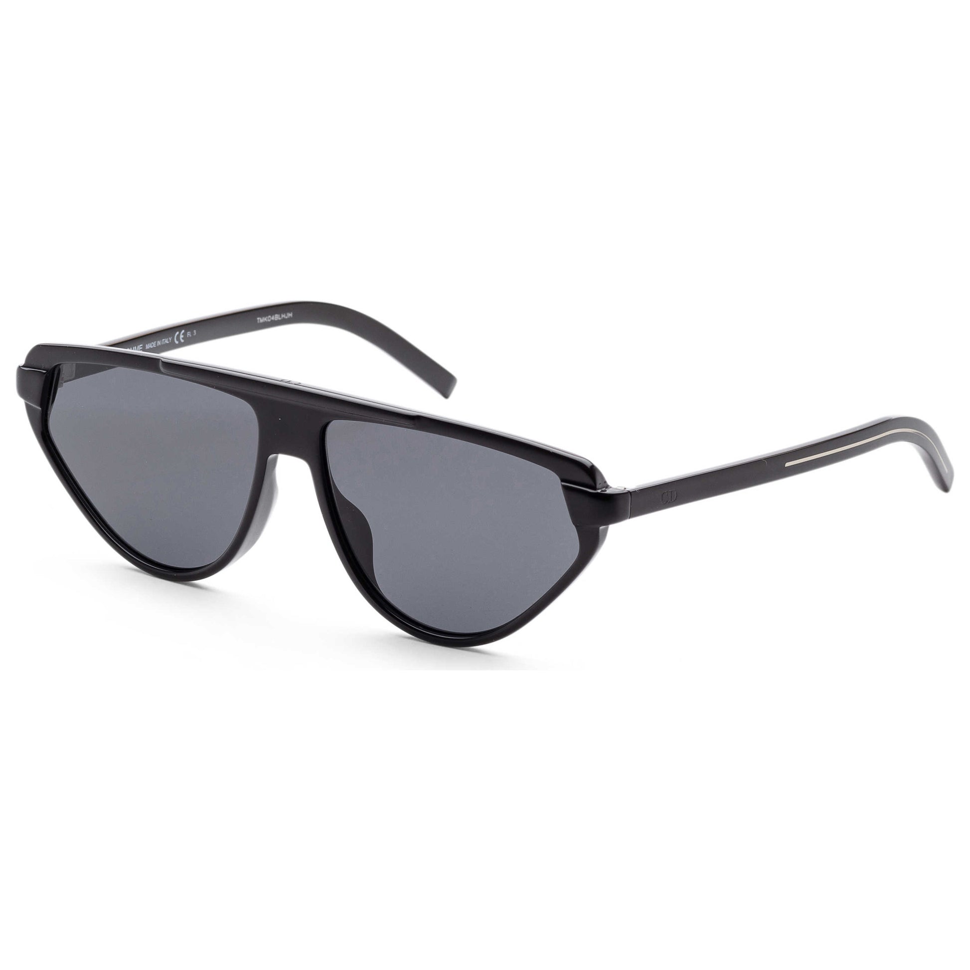 Front view of Christian Dior Homme Black Tie Men's Sunglasses BLACK247S-0807-2K