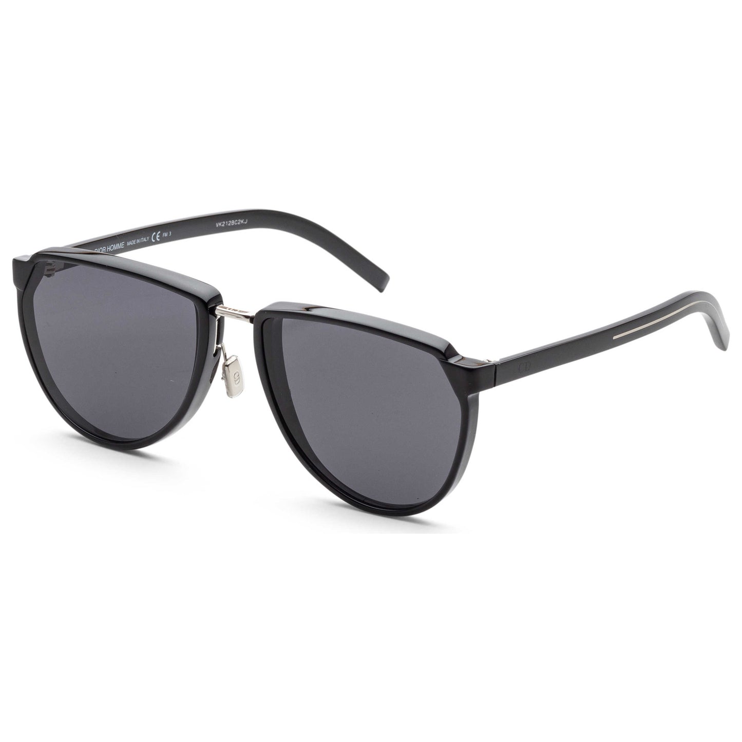 Front view of Christian Dior Homme Black Tie Men's Sunglasses BLACK248S-0807-2K