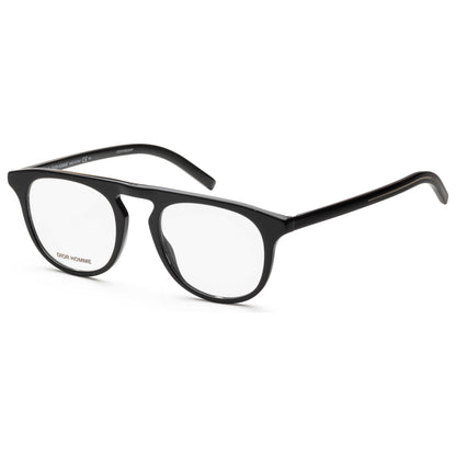 Front view of Christian Dior Homme Black Tie Men's Opticals BLACK249-807-50-21