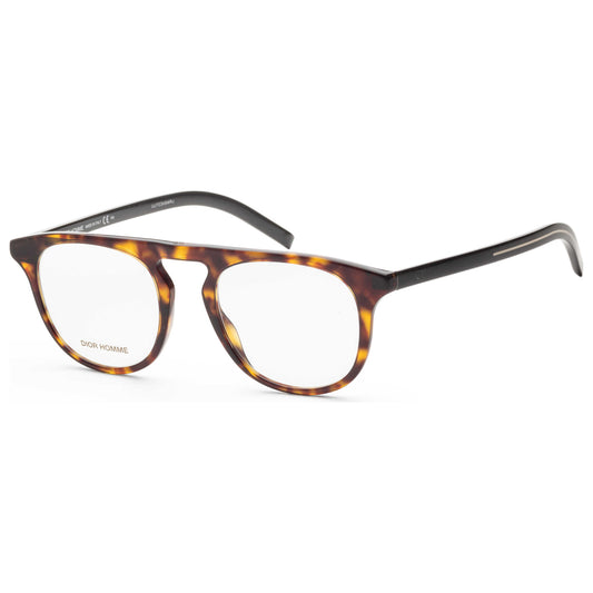 Front view of Christian Dior Homme Black Tie Men's Opticals BLACK249-86-50-21