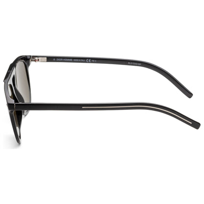 Left view of Christian Dior Homme Black Tie Men's Sunglasses BLACK249S-0807-QT