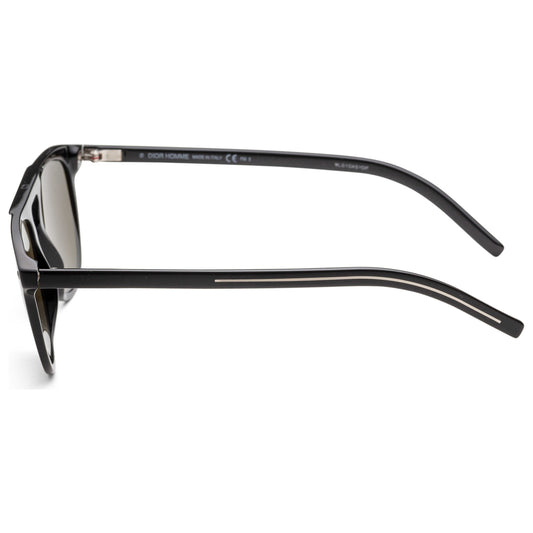 Left view of Christian Dior Homme Black Tie Men's Sunglasses BLACK249S-0807-QT