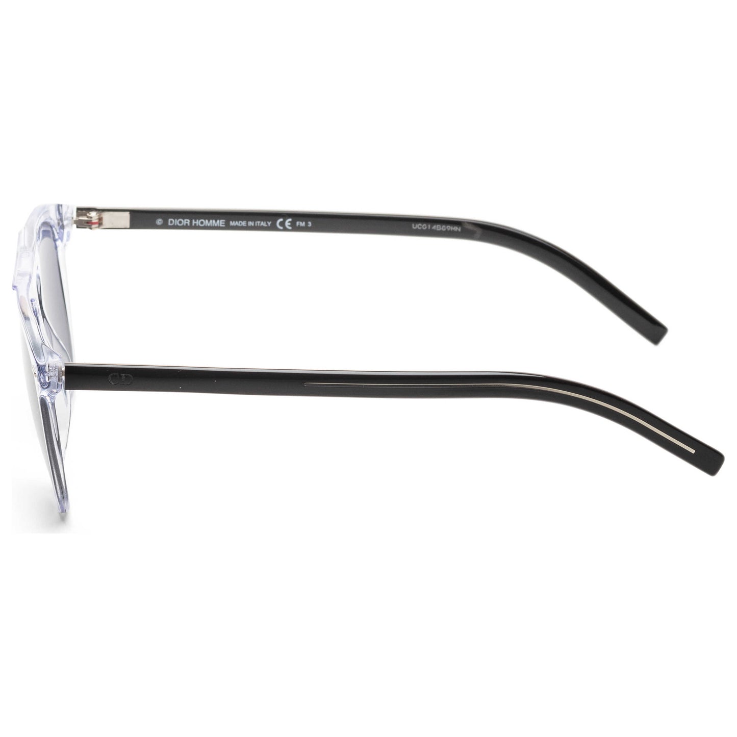 Left view of Christian Dior Homme Black Tie Men's Sunglasses BLACK249S-0900-KU