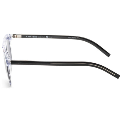 Left view of Christian Dior Homme Black Tie Men's Sunglasses BLACK249S-0900-KU