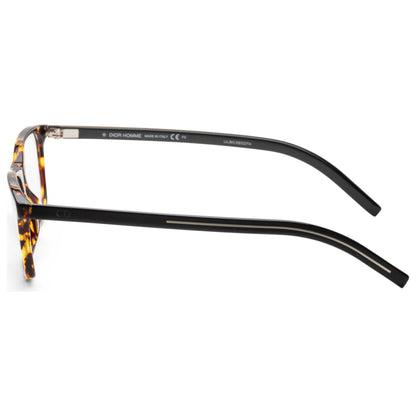 Left view of Christian Dior Homme Black Tie Men's Opticals BLACK253-0EPZ-53-18