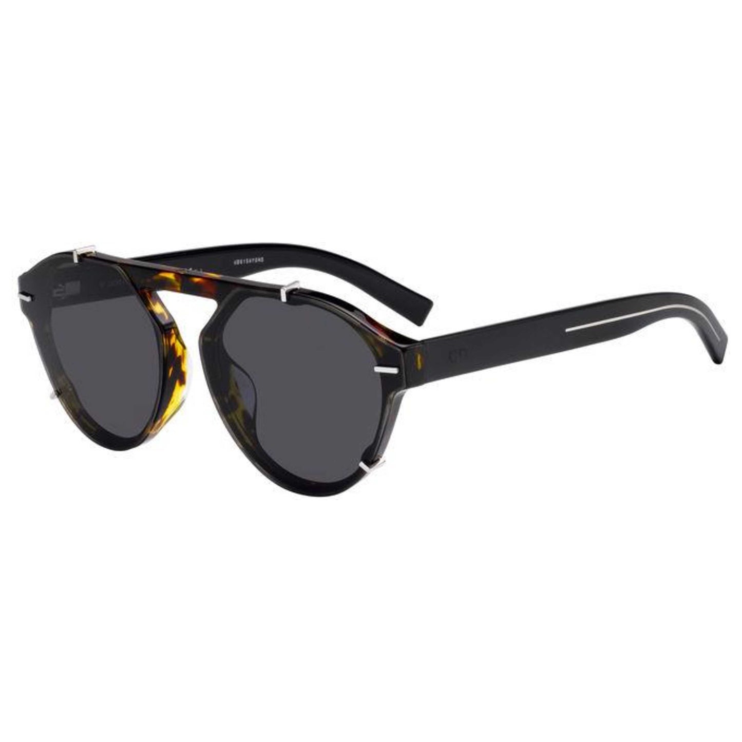 Front view of Christian Dior Homme Black Tie Men's Sunglasses BLACK254FS-581-2K