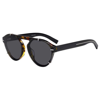 Front view of Christian Dior Homme Black Tie Men's Sunglasses BLACK254FS-581-2K