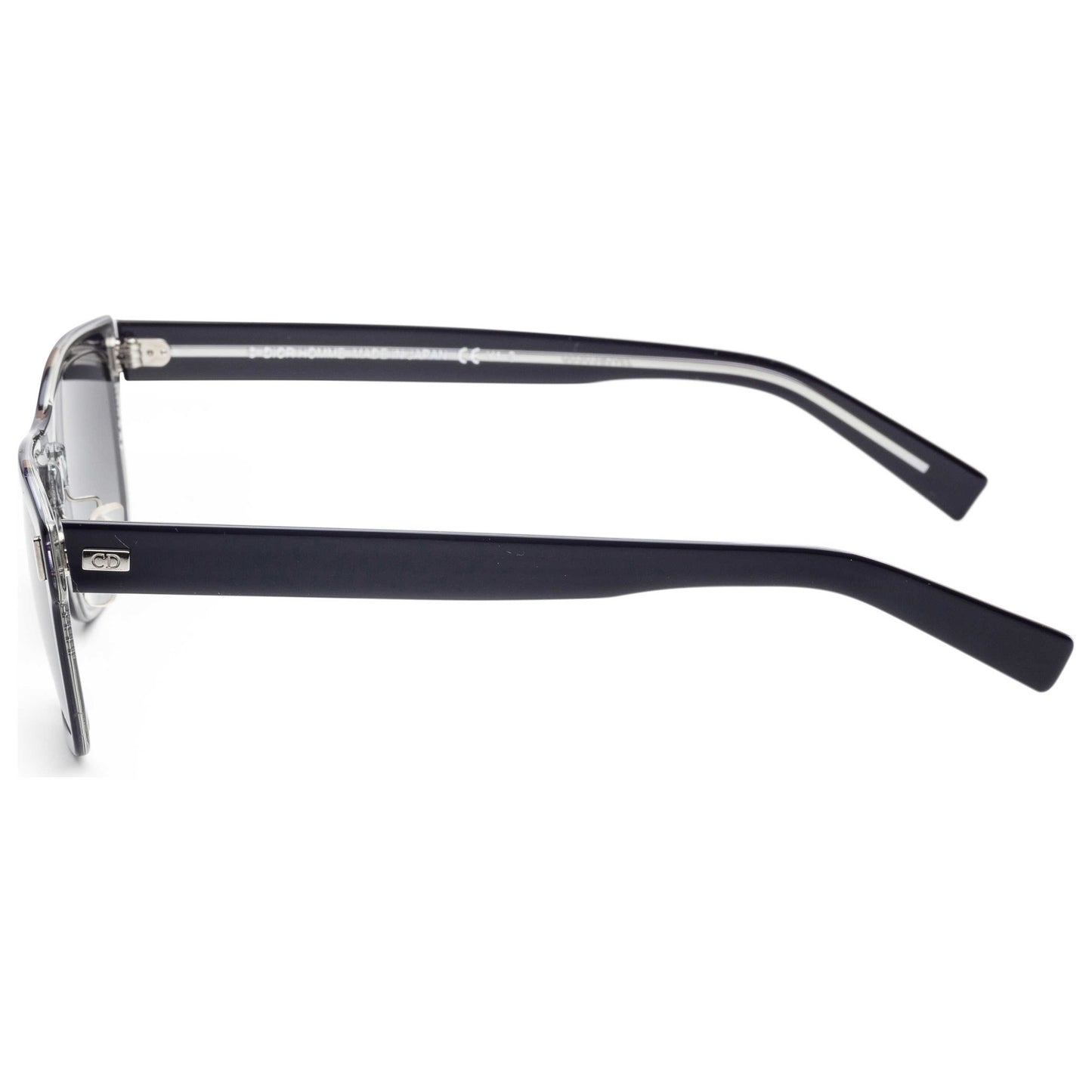 Left view of Christian Dior Homme Black Tie Men's Sunglasses BLACK254FS-MNG-C8